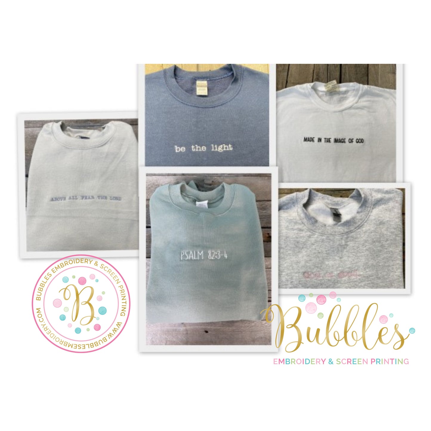 Be the light sweatshirt, christian sweatshirt, faith apparel, crewneck sweatshirt, embroidered sweatshirt