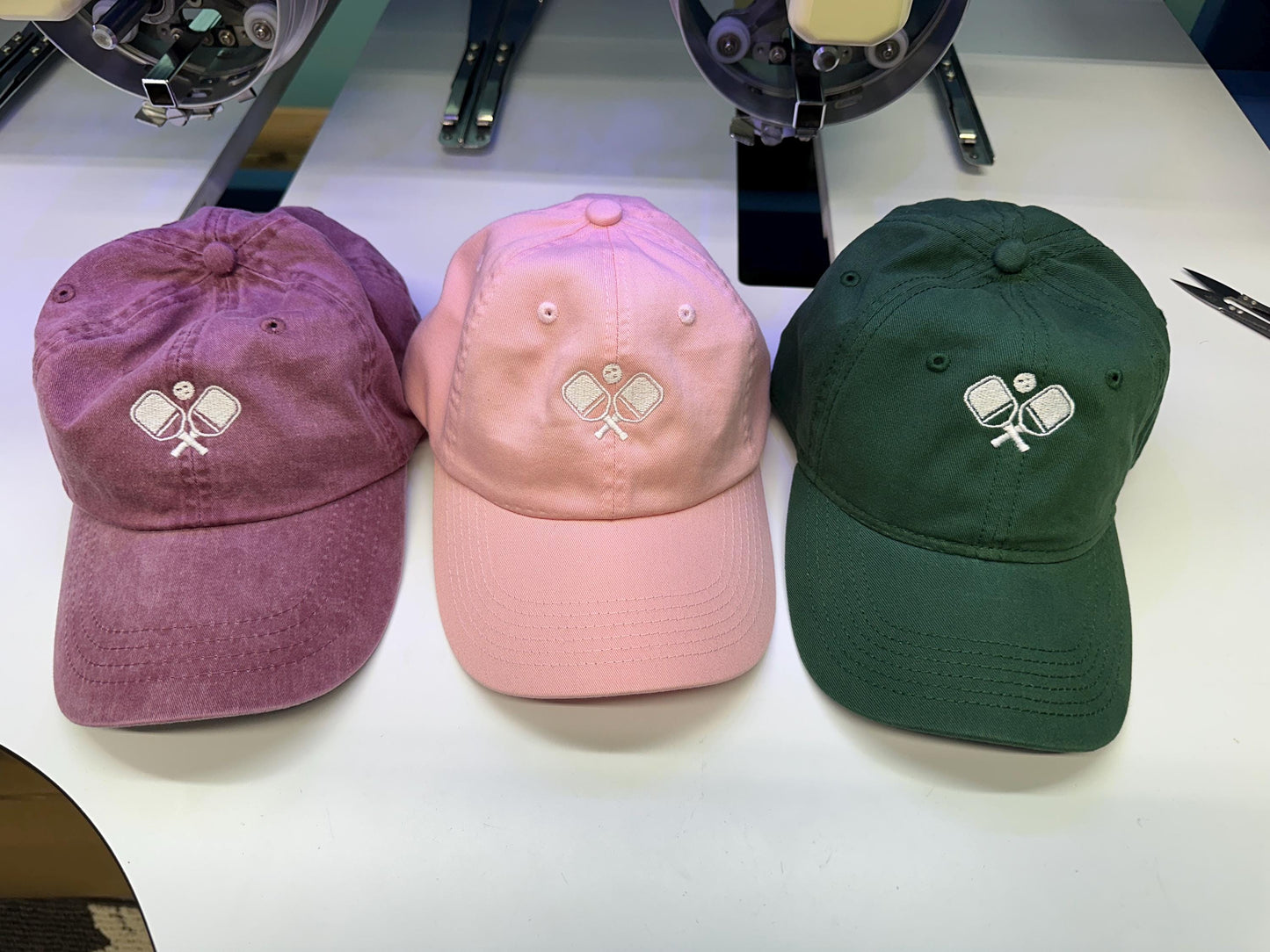 Pickleball hat~Pickleball Accessories~Pickleball Gift~embroidered~pigment dyed~baseball hat