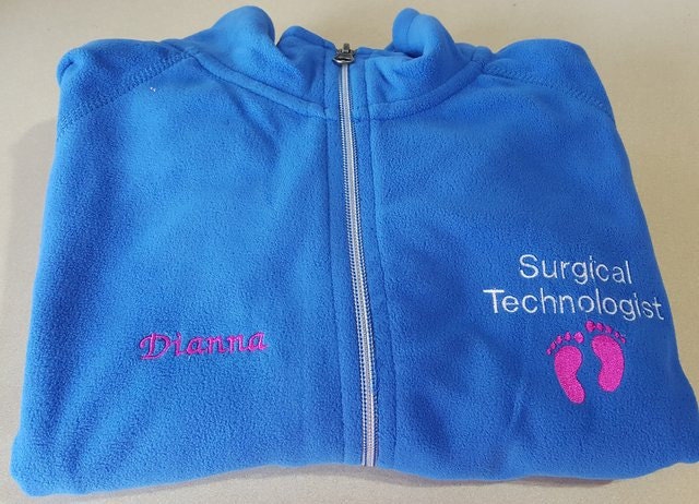 Surgical Technologist Embroidered Fleece Jacket