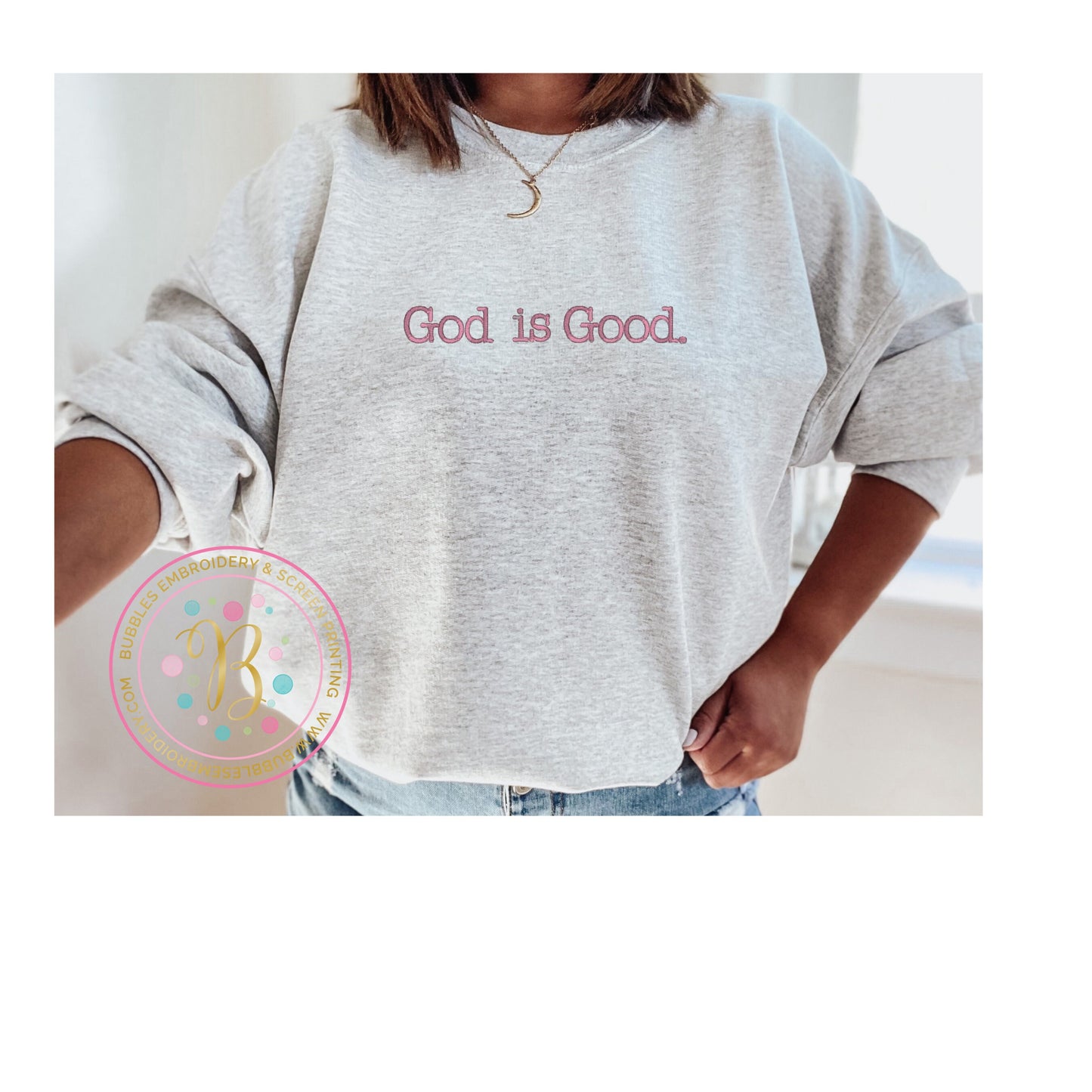 Be the light sweatshirt, christian sweatshirt, faith apparel, crewneck sweatshirt, embroidered sweatshirt