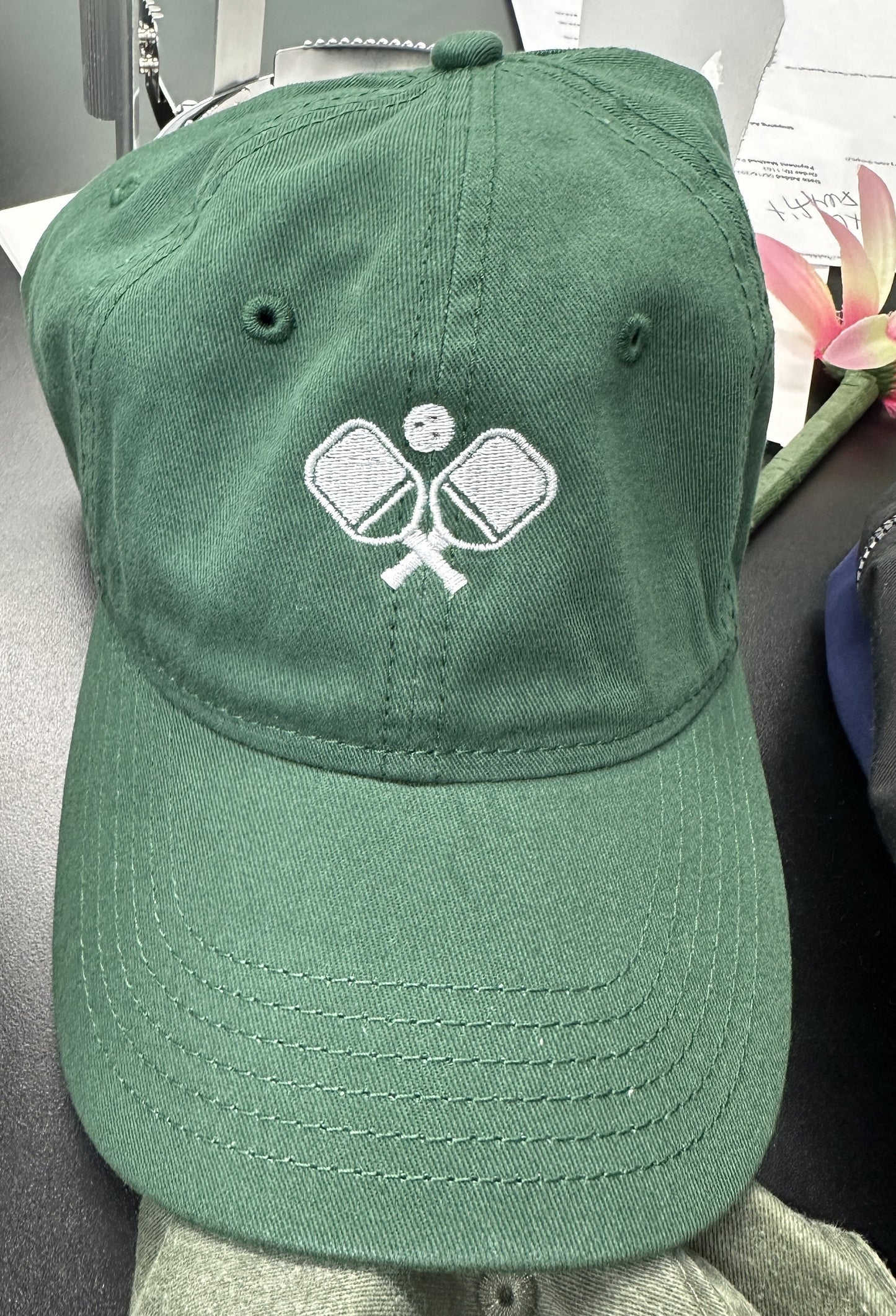 Pickleball hat~Pickleball Accessories~Pickleball Gift~embroidered~pigment dyed~baseball hat