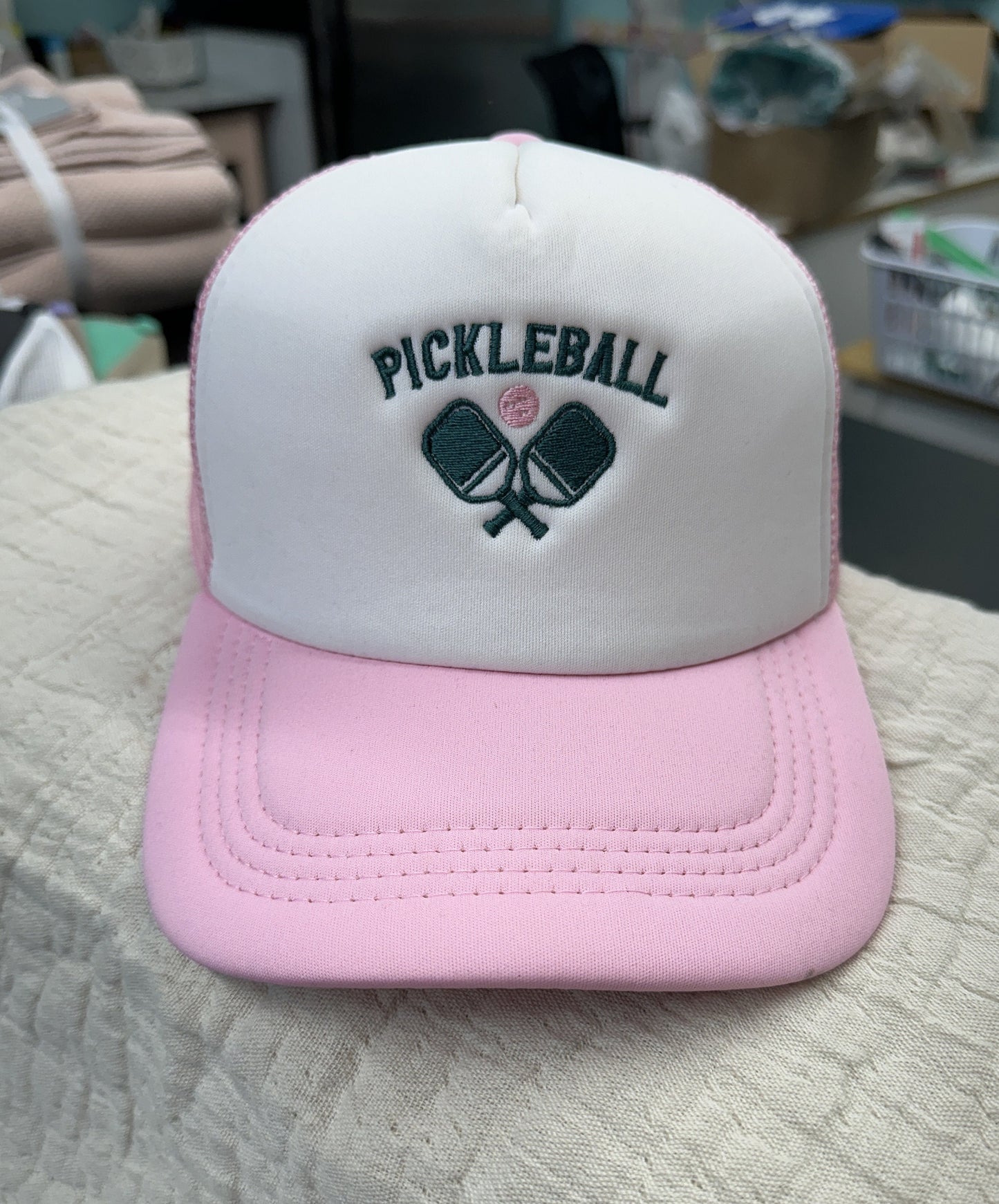Pickleball hat~Pickleball Accessories~Pickleball Gift~embroidered~pigment dyed~baseball hat