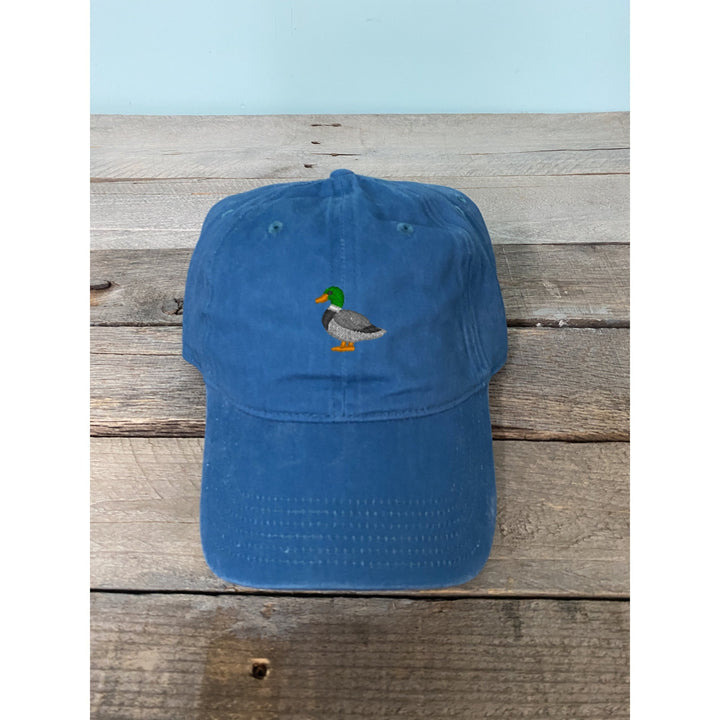 Duck Embroidered Dad hat baseball hat~fall hat-sky blue