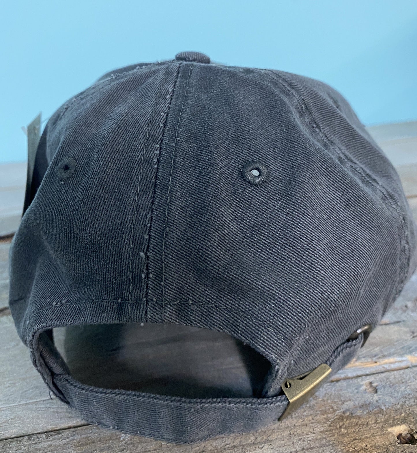 Dad hat w/embroidered Cross design~side placement~distressed hat~faith hat~christian hat