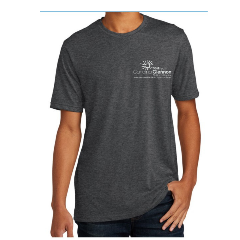 Next Level Unisex Short Sleeve Tee w/Cardinal Glennon Transport Team Logo