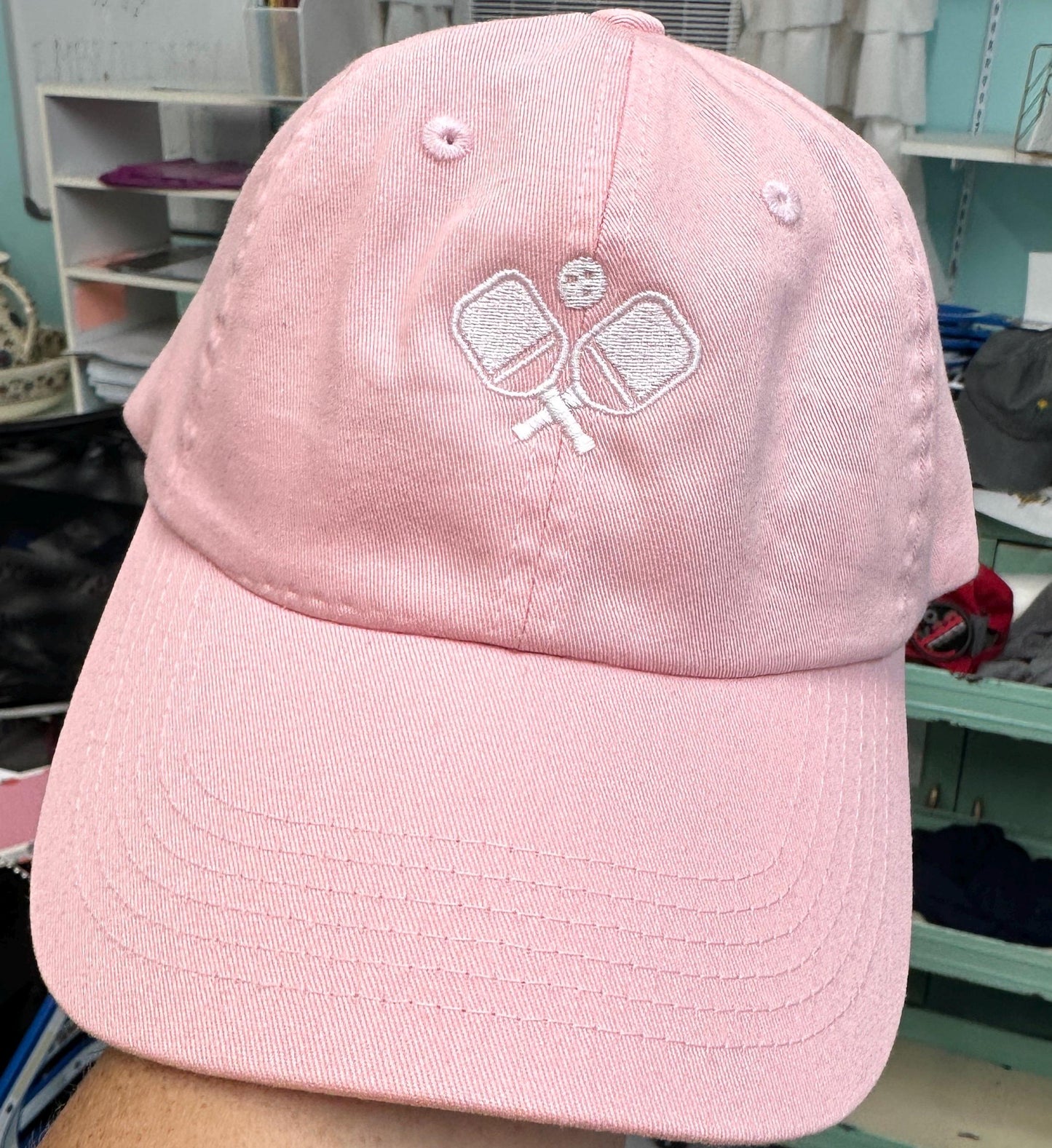 Pickleball hat~Pickleball Accessories~Pickleball Gift~embroidered~pigment dyed~baseball hat