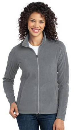 Correctional Nurse Jacket Handcuffs and Caduceus Navy Blue Ladies Lightweight Fleece Full Zip Customized
