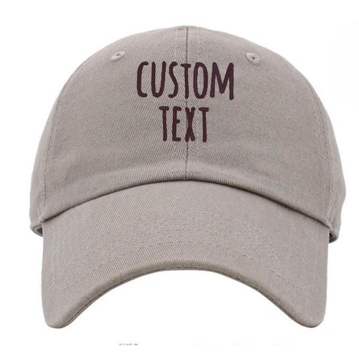Custom Hat, Baseball Hat, Custom Embroidered hat, dad hat, unisex, Bachelorette, group hats, bridesmaid gift, personalized text hat