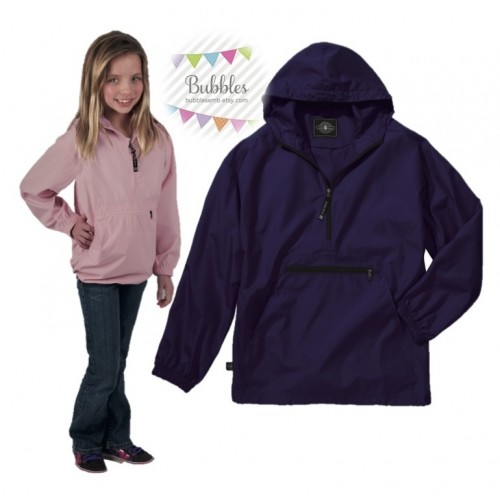 Charles River Youth Pull Over Rain Coat