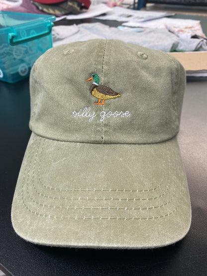 Duck Embroidered Dad hat  baseball hat~fall hat