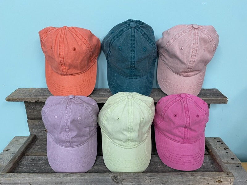 Beach baseball hat Sunshine Design ~Pigment Dyed~Unstructured-womens hat