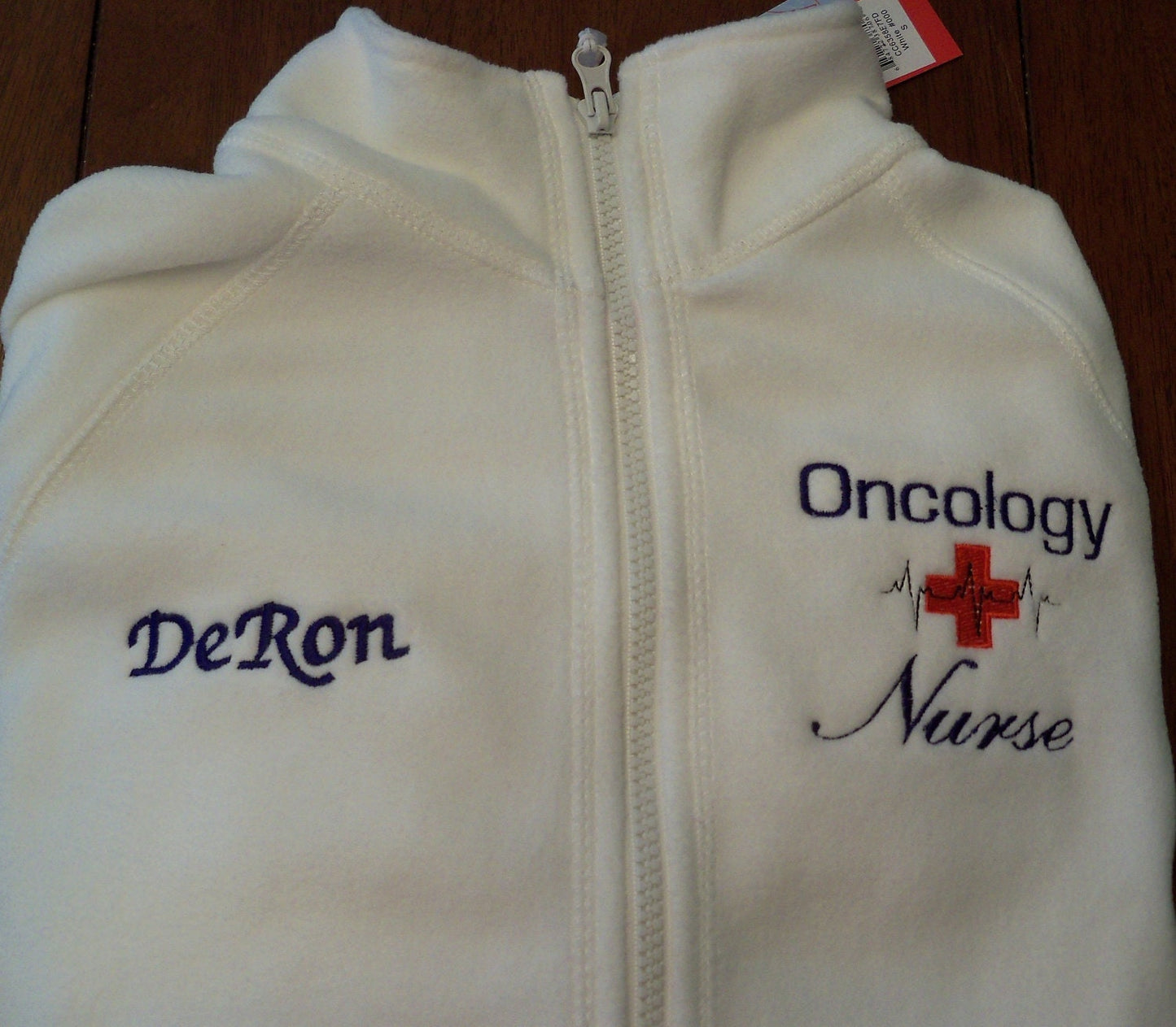 ER Nurse Fleece Embroidered Jacket