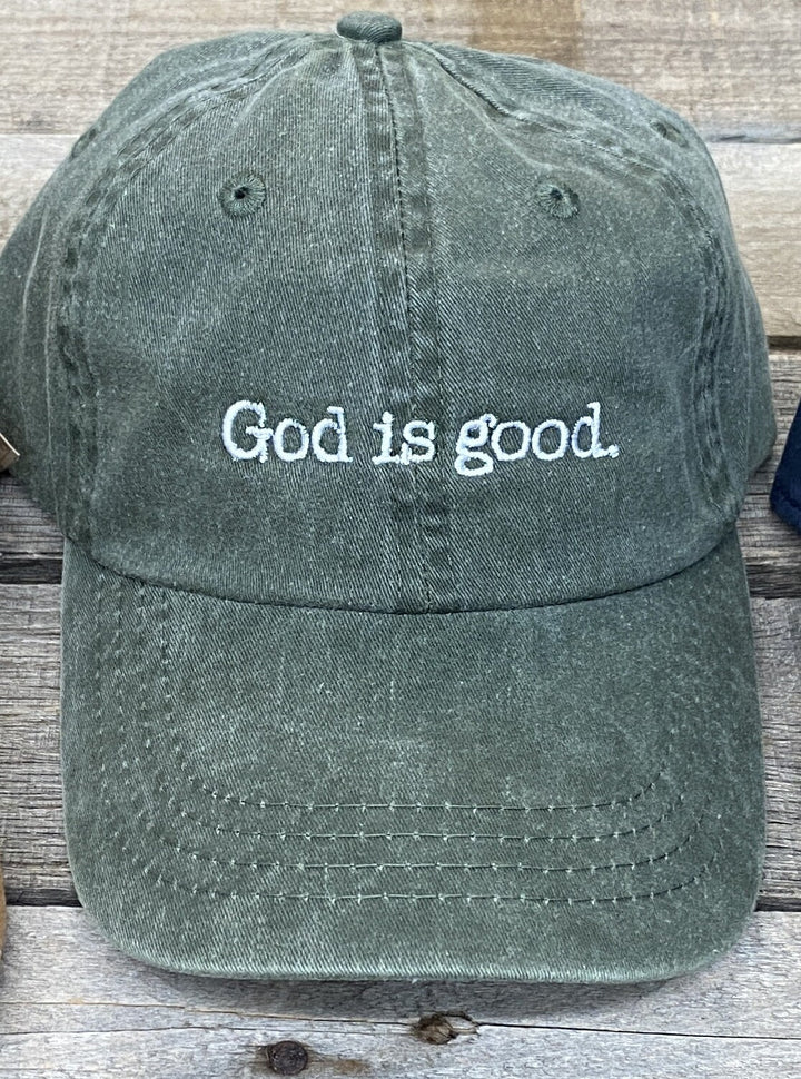 God is good baseball hat~christian baseball hat~Jesus~christian apparel~embroidered~faith apparel