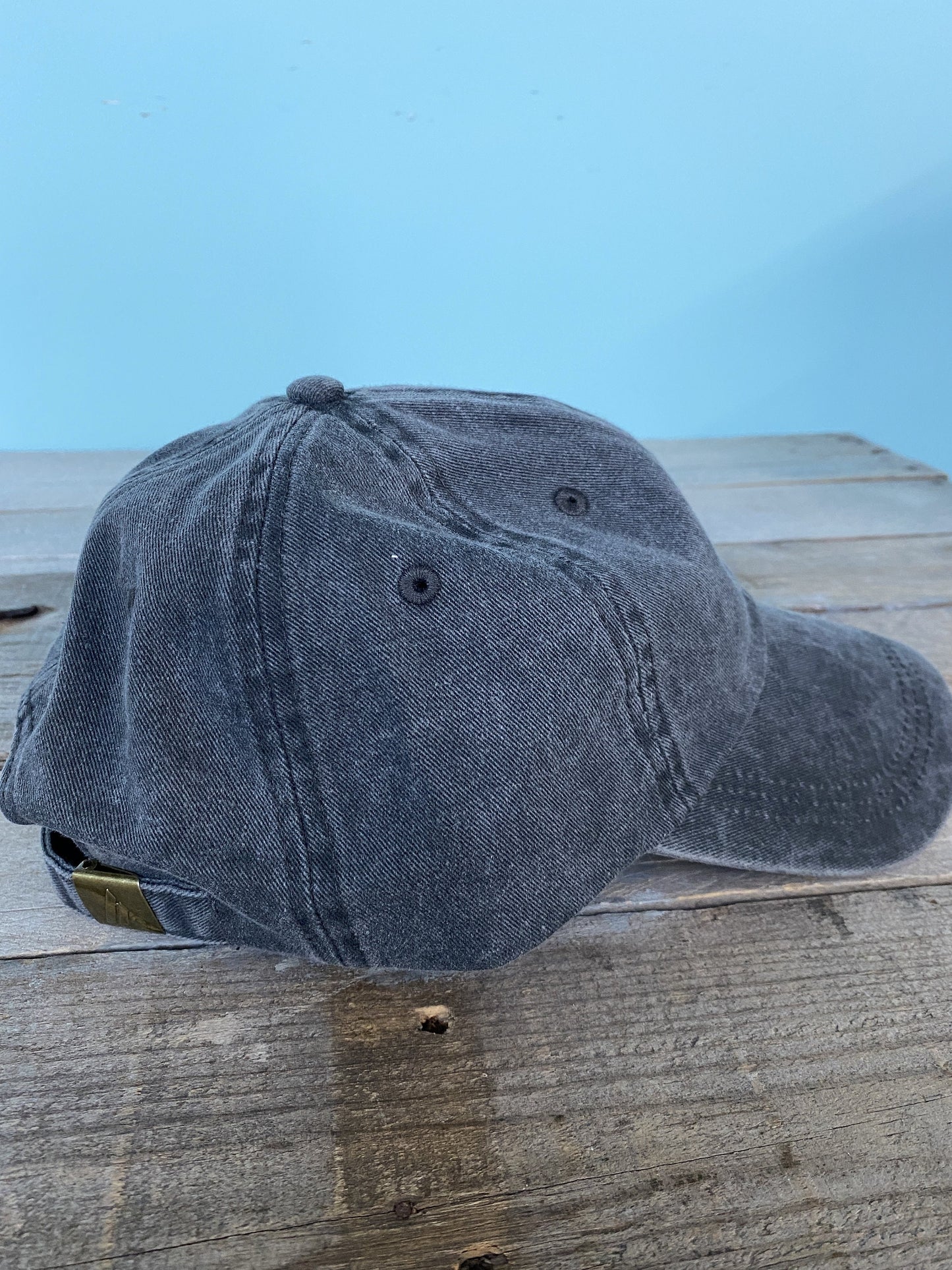 Sunshine Ocean Embroidered Dad hat ~pigment dyed~beach~lake~waves