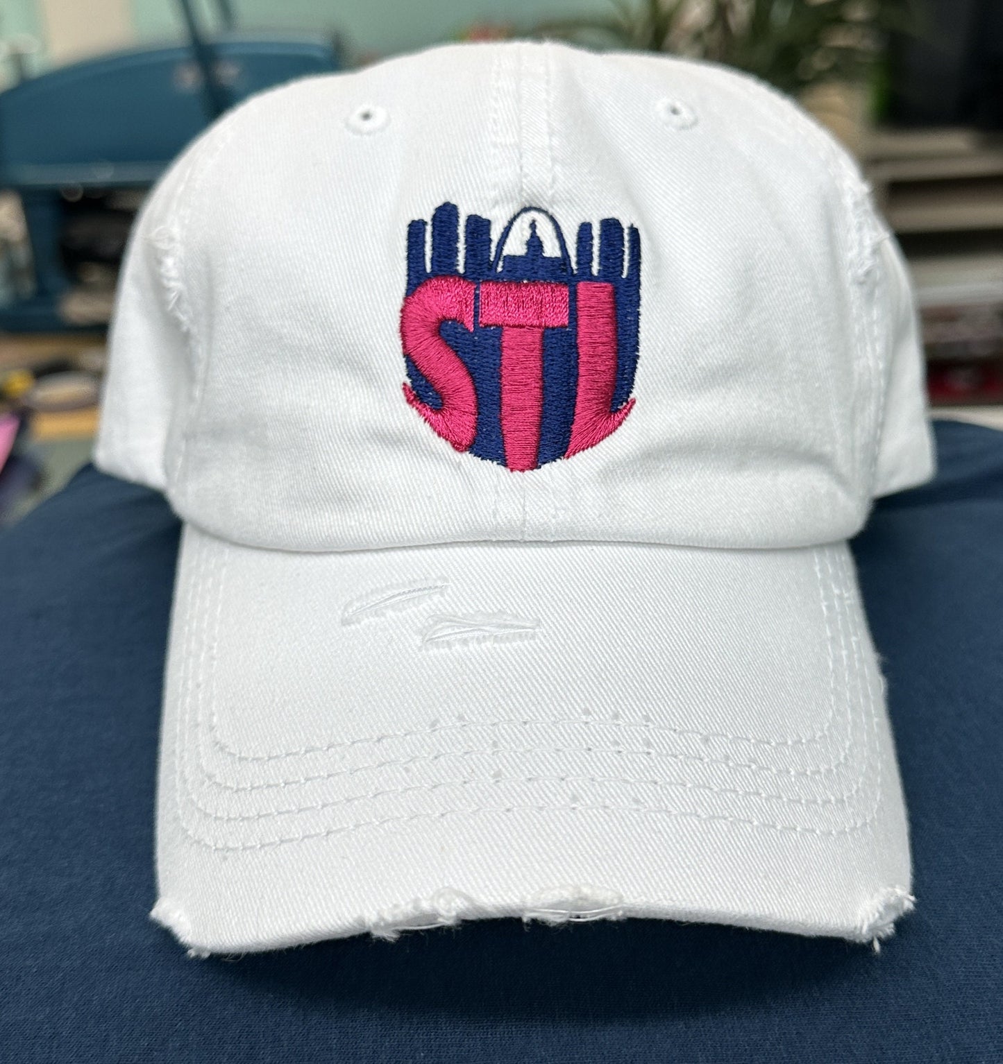 St.Louis City SC Soccer Hat~Distressed Baseball Hat~STL~Dad Hat