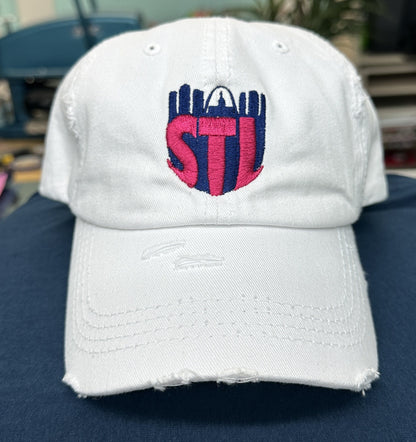 St.Louis City SC Soccer Hat~Distressed Baseball Hat~STL~Dad Hat