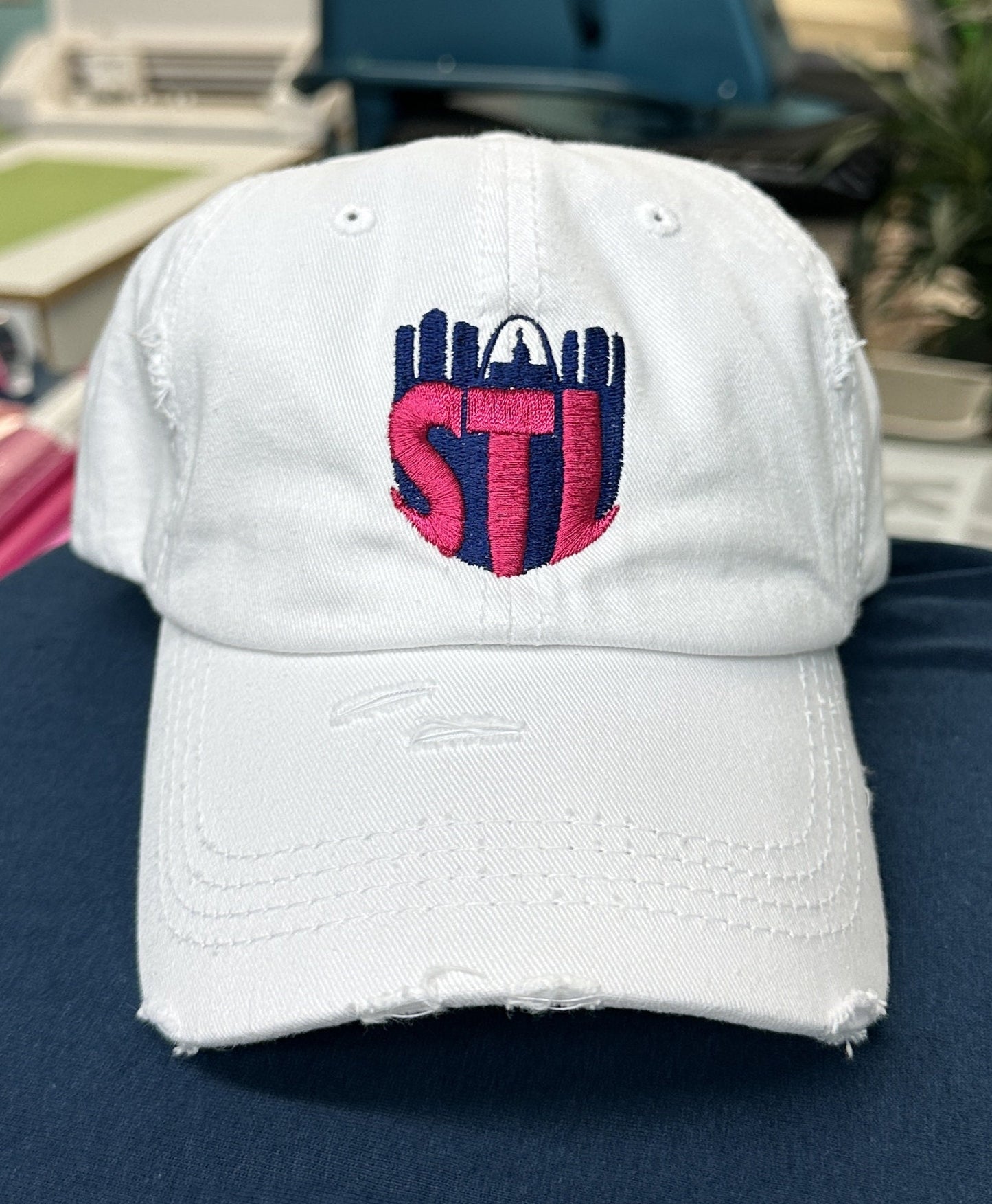 St.Louis City SC Soccer Hat~Distressed Baseball Hat~STL~Dad Hat