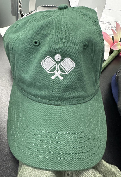 Pickleball hat~Pickleball Accessories~Pickleball Gift~embroidered~pigment dyed~baseball hat