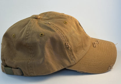Frenchie Bulldog Baseball Hat~Mustard~french bulldog~dad hat~embroidered~distressed hat