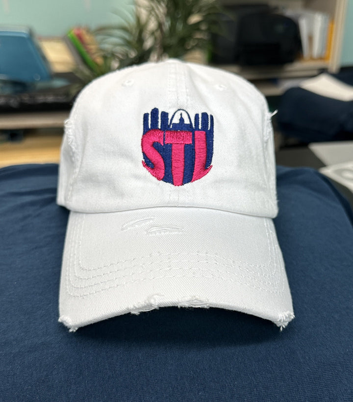 St.Louis City SC Soccer Hat~Distressed Baseball Hat~STL~Dad Hat