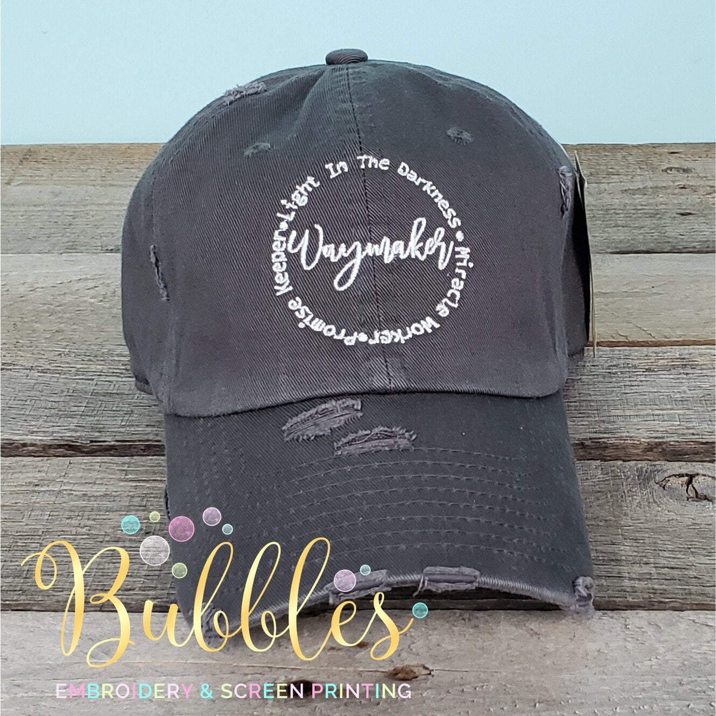 Cross Camo baseball hat, Christian, distressed, vintage dad hat