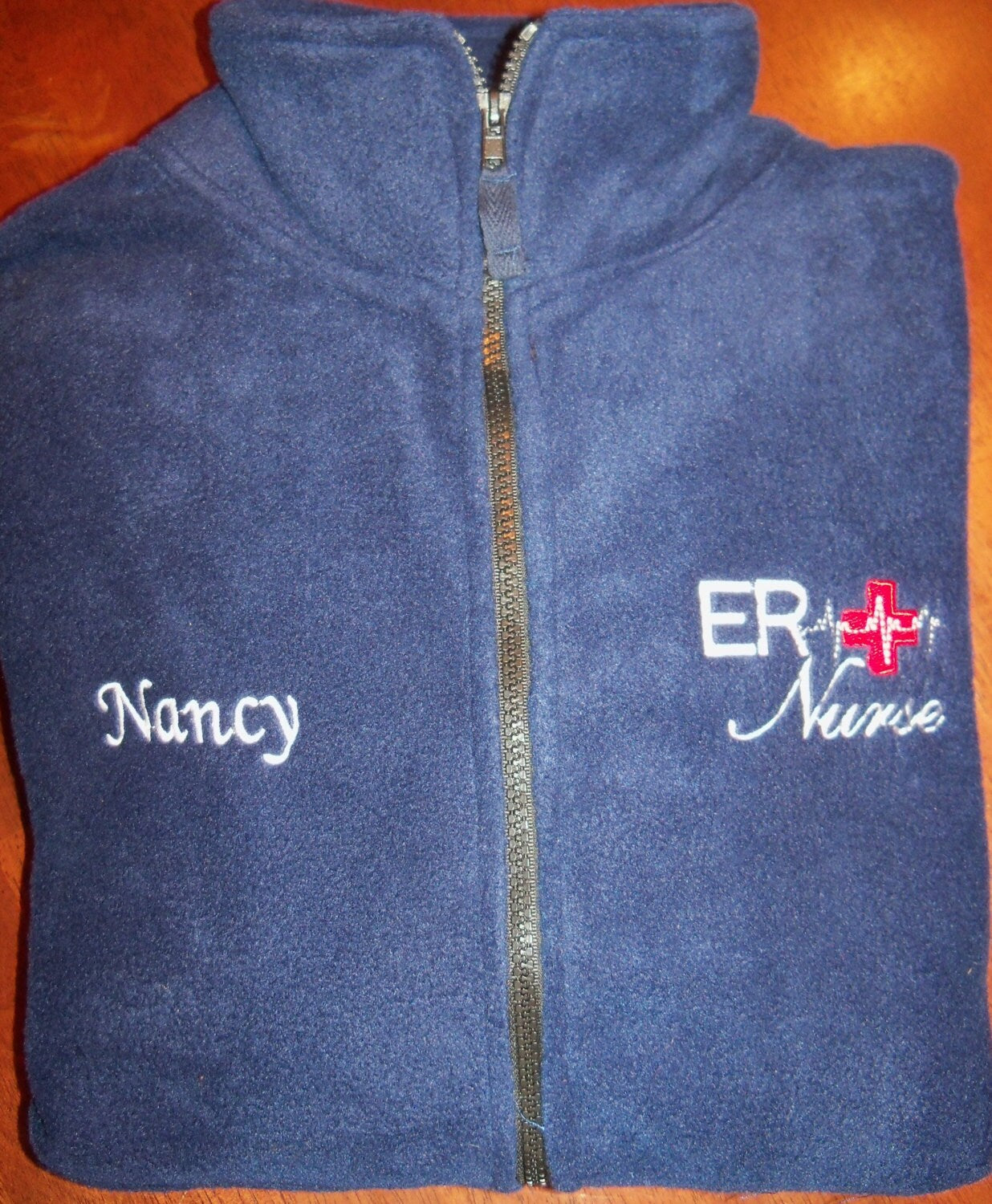 ER Nurse Fleece Embroidered Jacket