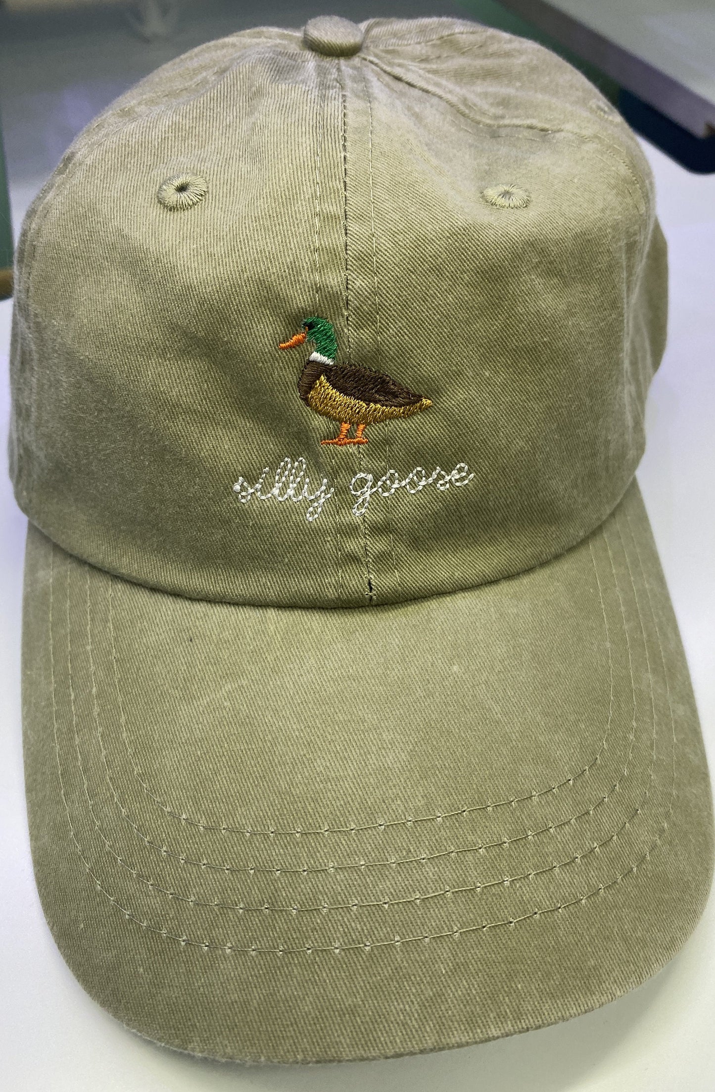 Charcoal Duck Embroidered Dad hat  baseball hat~fall hat