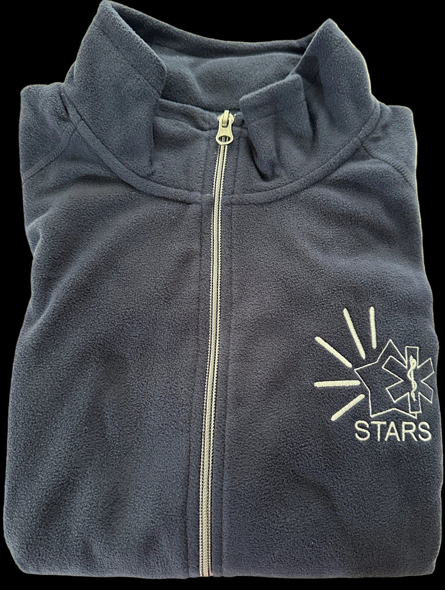 Ladies Full Zip Lightweight Fleece w/STARS logo