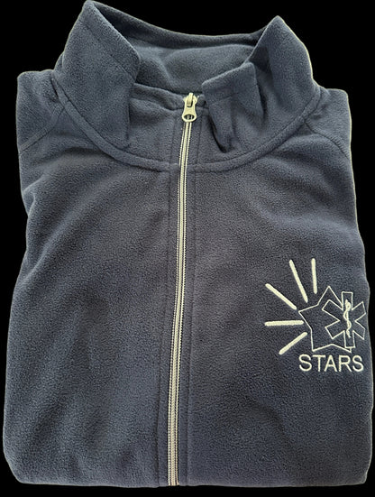Ladies Full Zip Lightweight Fleece w/STARS logo