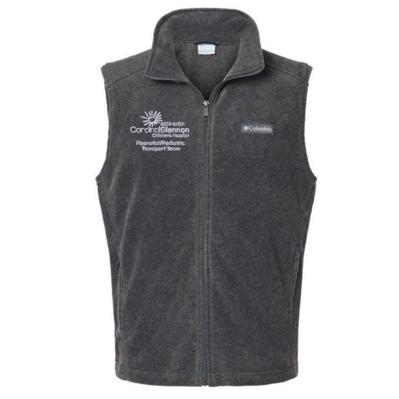 Columbia Vest w/embroidered CG transport team logo