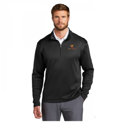 Black Quarter Zip Pullover