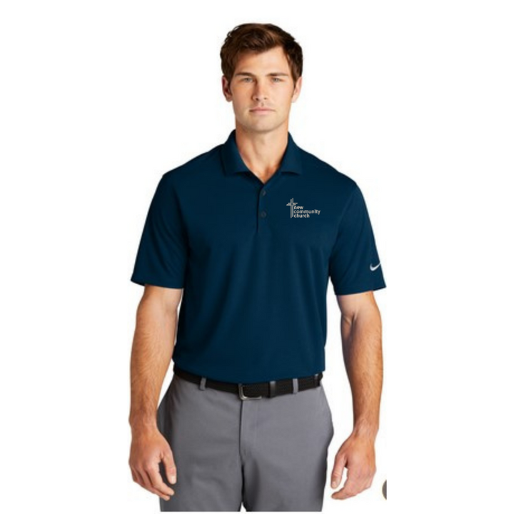 Nike Micro Pique Polo w/embroidered NCC logo