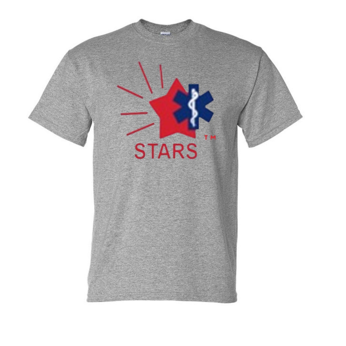 STARS Short Sleeve T Shirt w/Full Color Logo