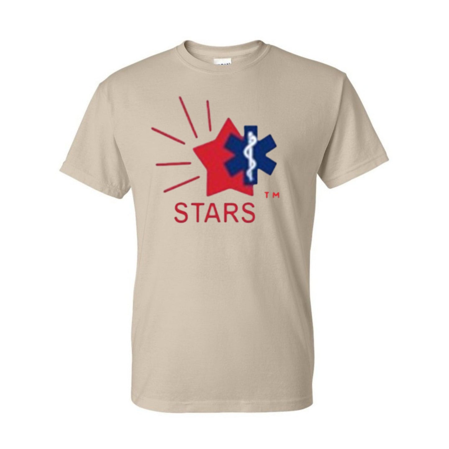 STARS Short Sleeve T Shirt w/Full Color Logo