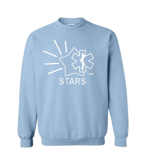 STARS Sweatshirt with White Logo