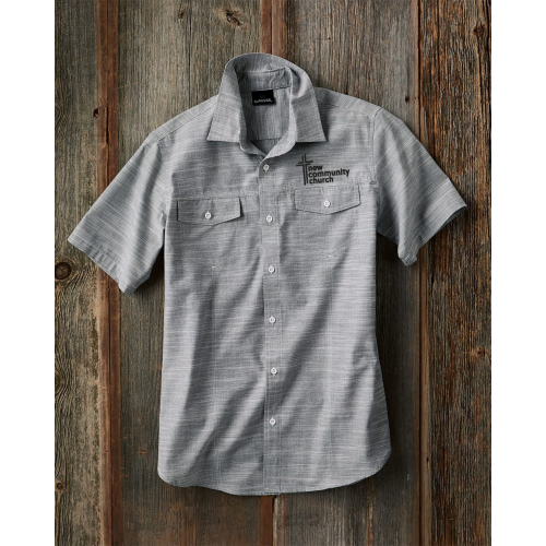 NCC Black Burnside Short Sleeve Button Down