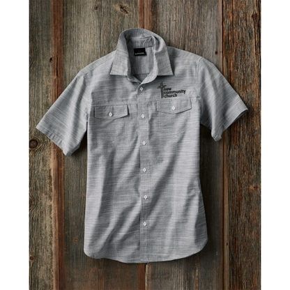 NCC Black Burnside Short Sleeve Button Down