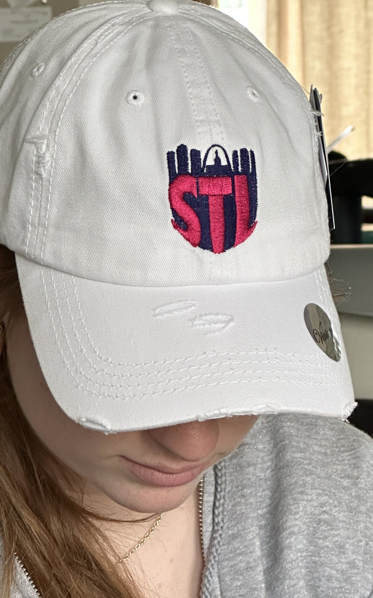 St.Louis City SC Soccer Hat~Distressed Baseball Hat~STL~Dad Hat