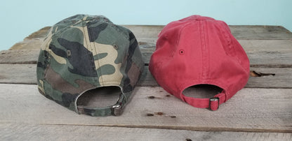 Dog Mom Distressed Baseball Hat Custom Poodle Boykin Pitbull Adjustable Metal Back Multiple Colors