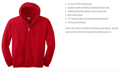 Correctional Nurse Full Zip Hooded Sweatshirt  Free Shipping