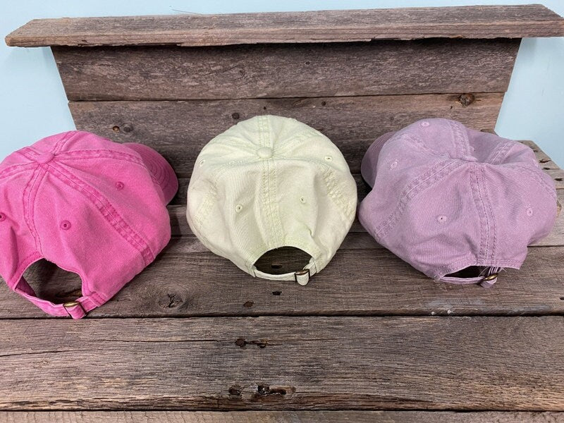 Beach baseball hat Sunshine Design ~Pigment Dyed~Unstructured-womens hat