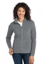 Grey Custom Nurse Fleece Full Zip Jacket Labor Delivery Nicu ER