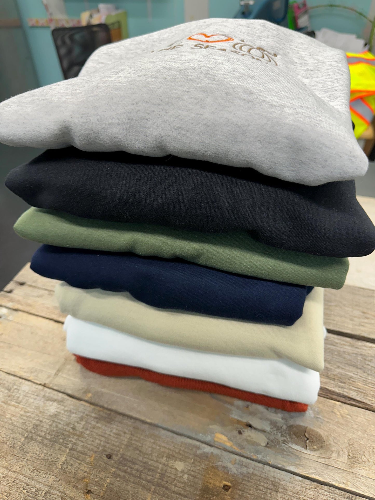 Fall/Halloween Embroidered Sweatshirt~Crewneck~Halloween Sweatshirt~Pumpkin~ Ghosts~Leaves~beanies~coffee
