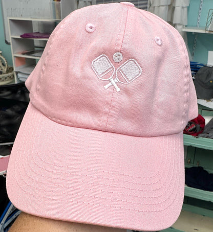 Pickleball hat~Pickleball Accessories~Pickleball Gift~embroidered~pigment dyed~baseball hat