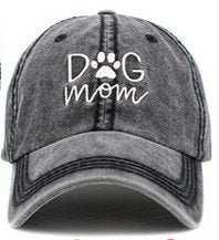 Dog Mom Dad Hat~ Pigment Gray ~ Baseball Hat~Summer Hat