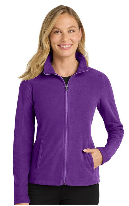 Ladies Full Zip Lightweight Fleece w/STARS logo