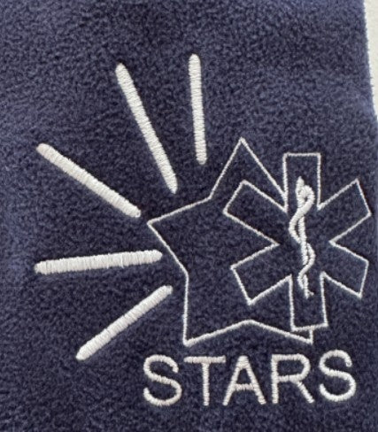 Ladies Full Zip Lightweight Fleece w/STARS logo